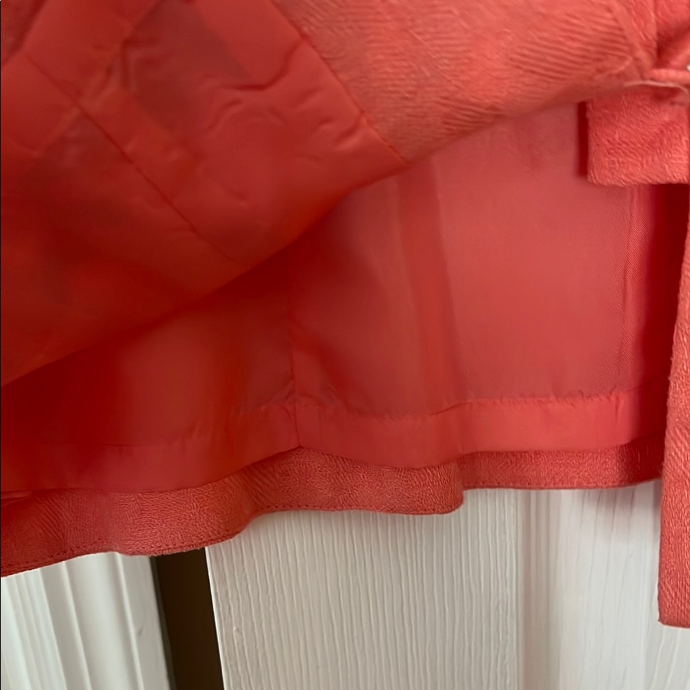 Coral colored 2 piece skirt and matching top. - Picture 4 of 8